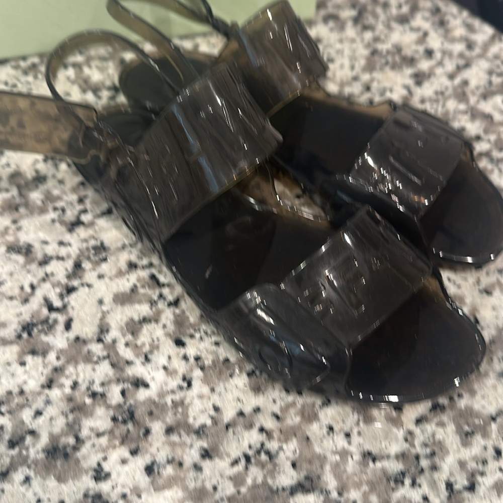 Off-White Transparent Black Sandals - Picture 6 of 17